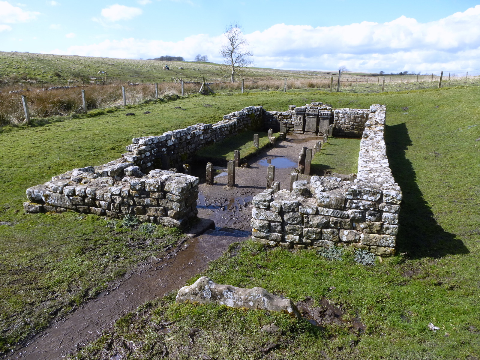 Der Mithras Tempel [Foto: Sebastian Eckert].