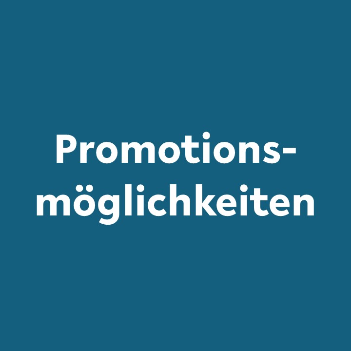 Promotionsmöglichkeiten