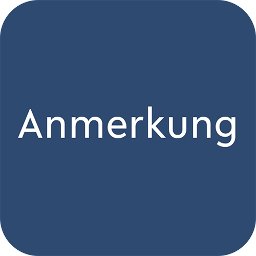 Symbol Anmerkung