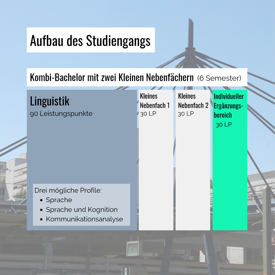 Kombibachelor in Linguistik mit zwei Nebenfächer