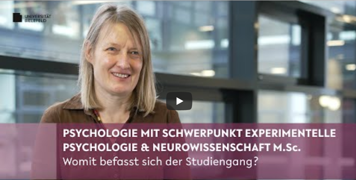 Ein kurzes Videostatement zur Frage: Womit beschäftigt sich der Studiengang?