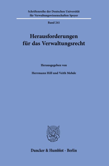 Herausforderungen für das Verwaltungsrecht