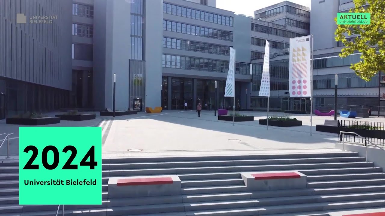 Vorschau Bild für das Video - Treppe Haupteingang der Universität Bielefeld