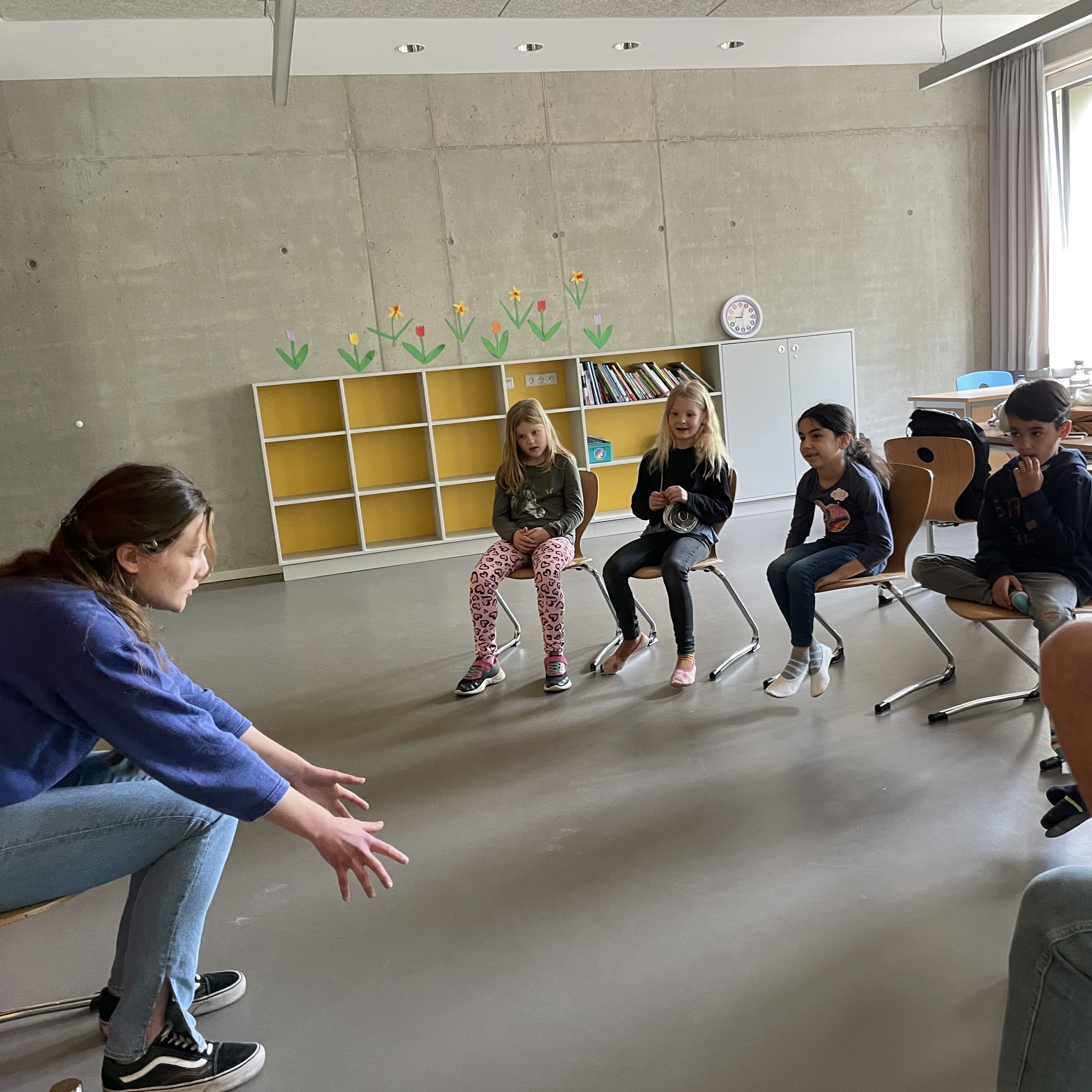 Impressionen „Erzählwerkstatt“ in der Grundschule Wellensiek 1  ©LakkBi