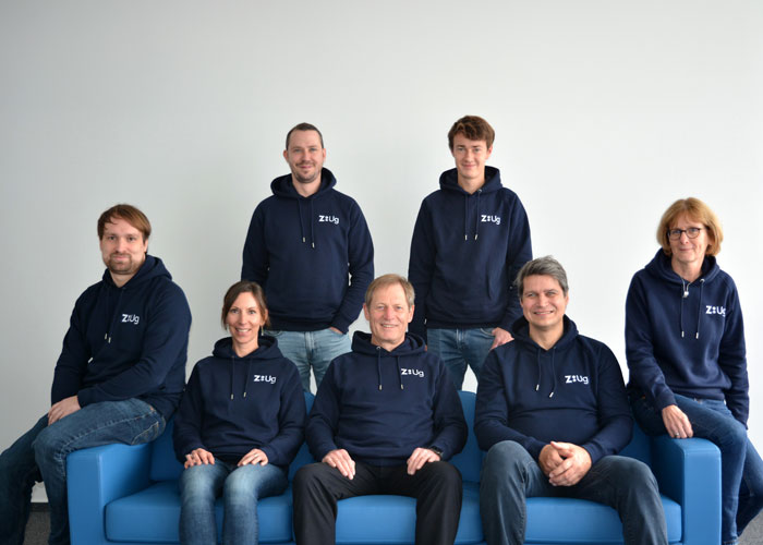 Gruppenfoto der Mitglieder des Zentrums für Unternehmensgründung