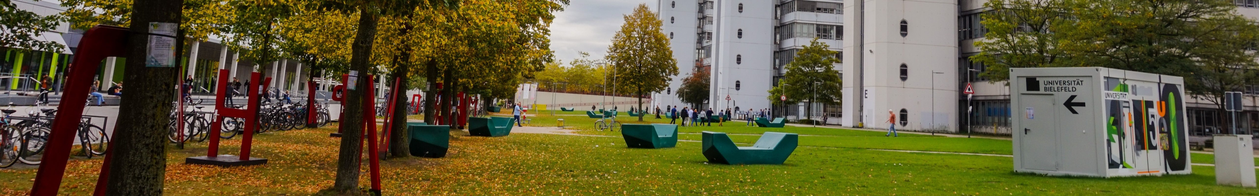 Die Universität Bielefeld im Herbst