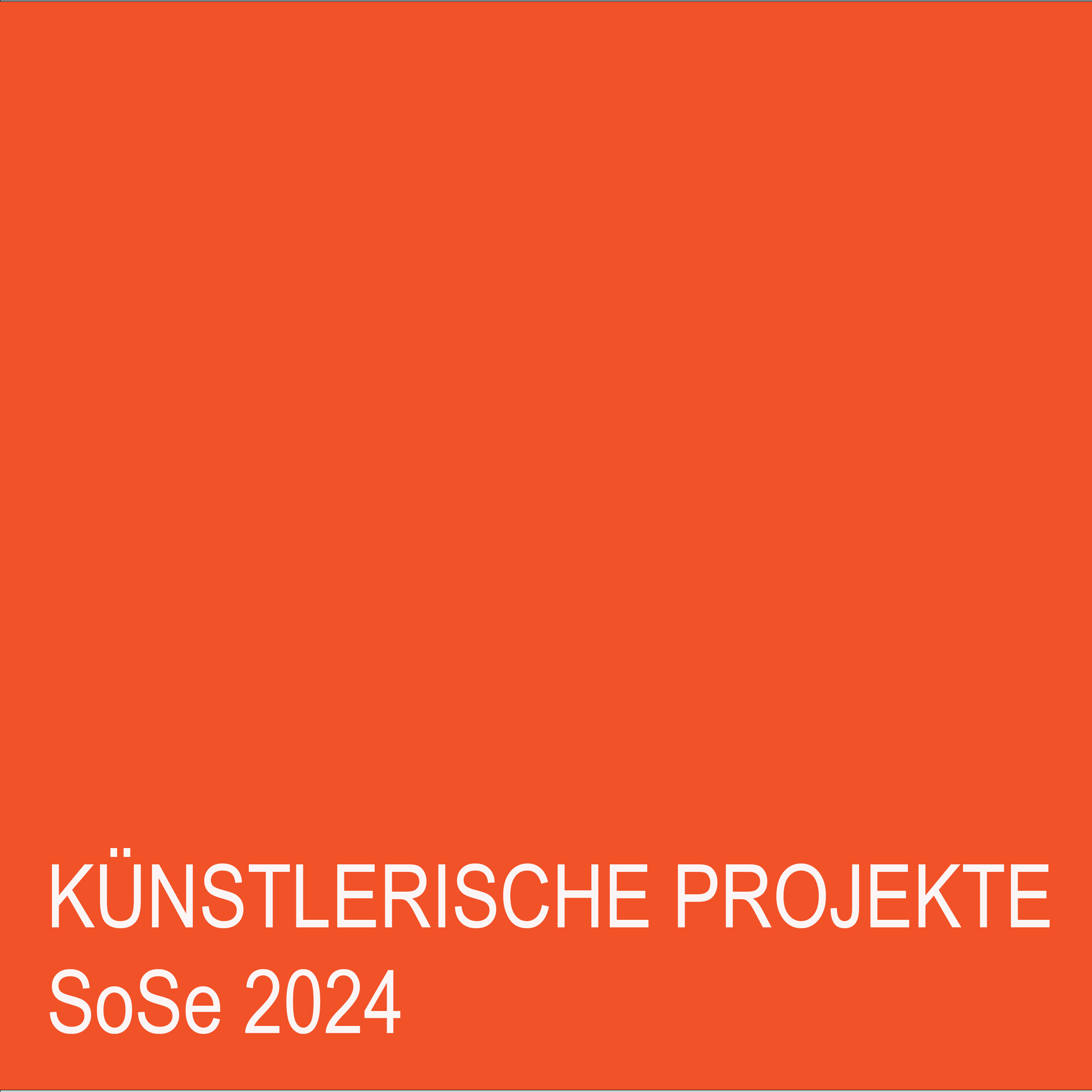 Info: Künstlerische Projekte 2024