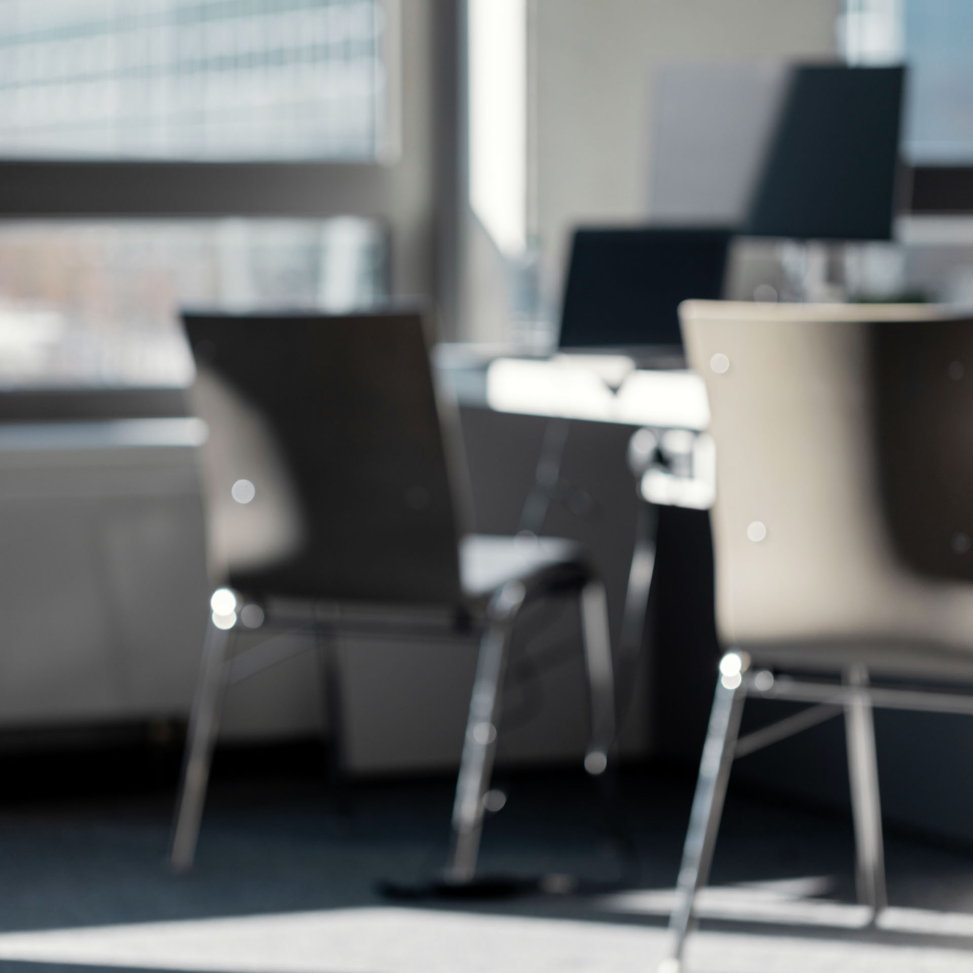 Chairs in a seminar room